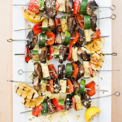 grilled vegetable kebabs